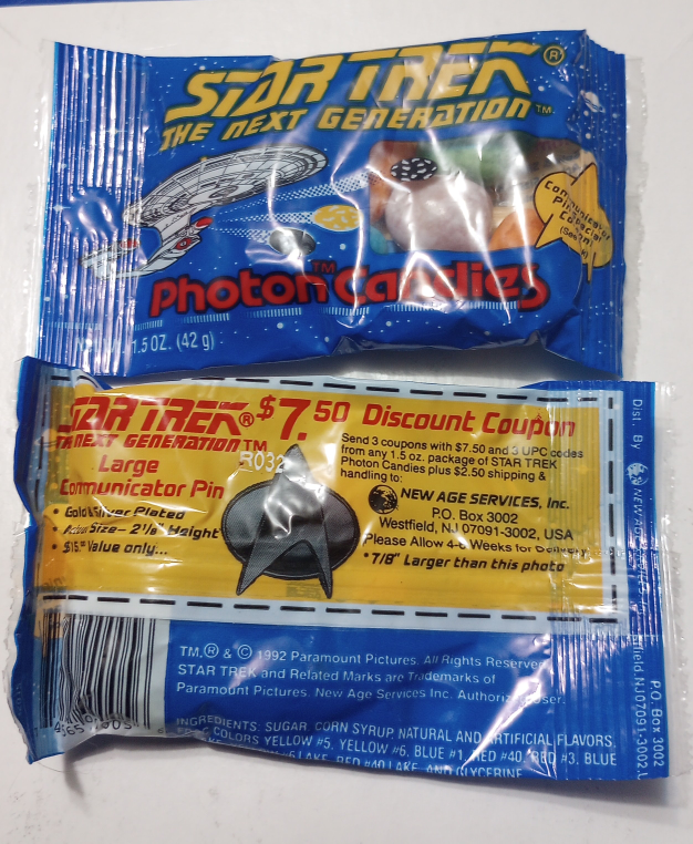 Star Trek: The Next Generation Photon Candies RARE - photo 2