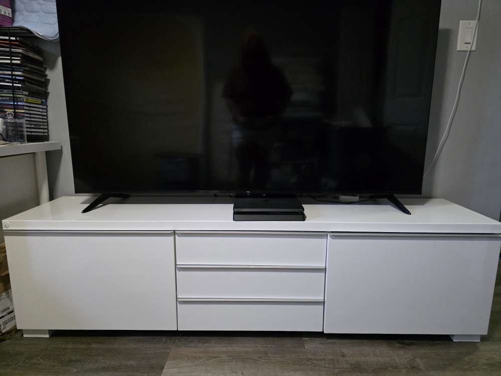 Ikea Besta White TV Stand