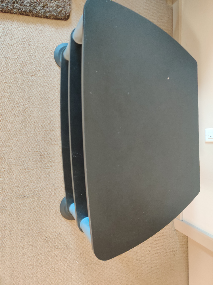 Modern Black TV Stand - photo 2
