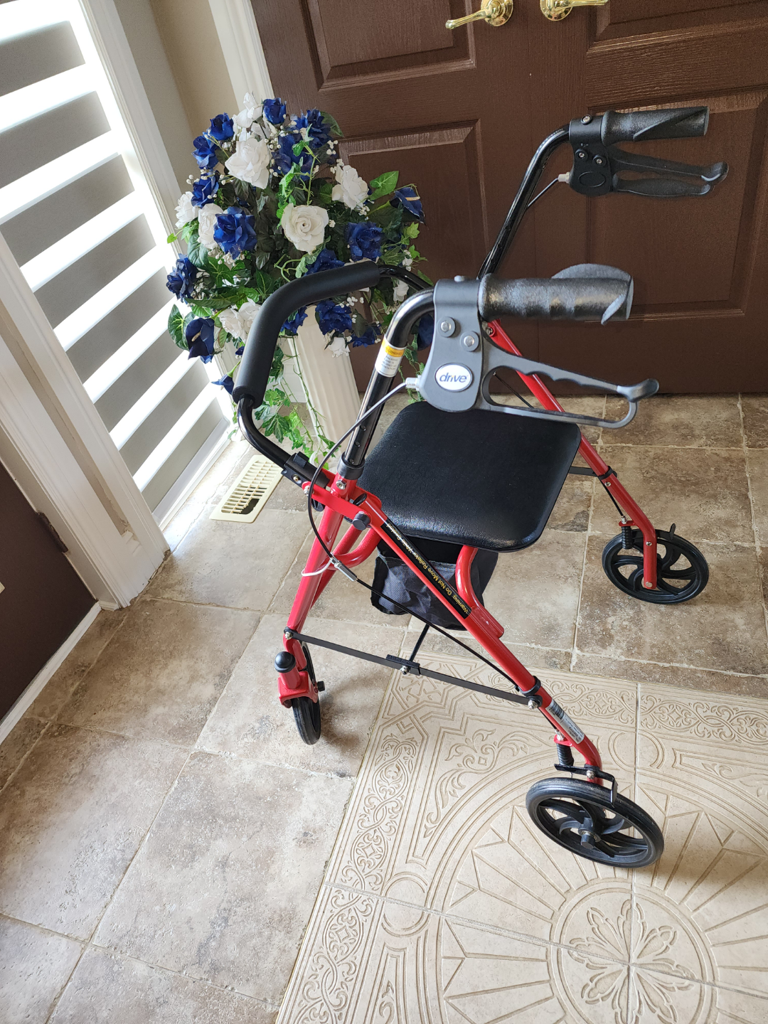 Red Walker with Seat - photo 2