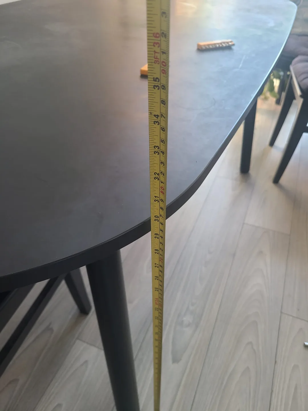 IKEA VEDBO - black oval dining table 🇨🇦 image indicator(3)