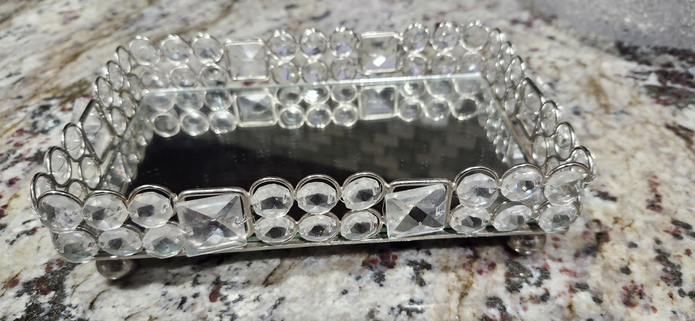 Decorative Mirrored Tray - photo 2