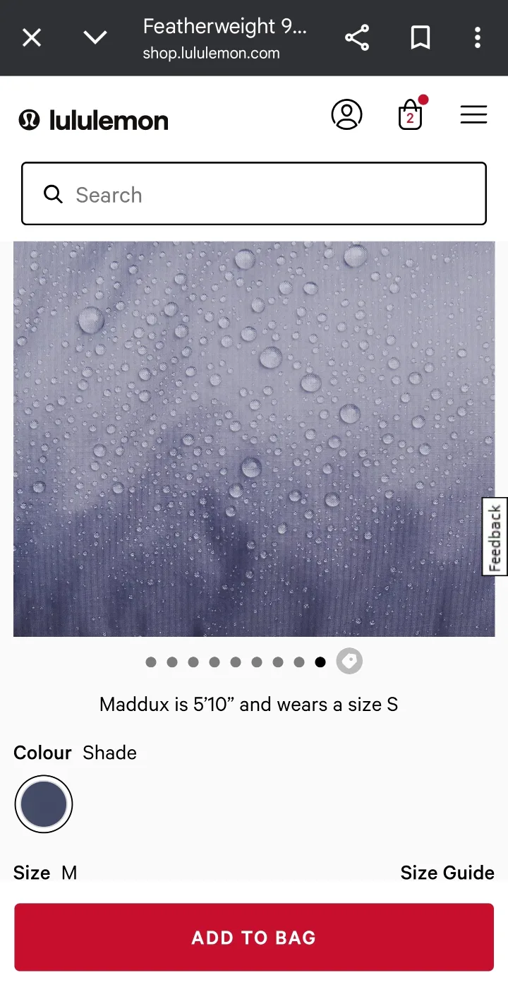 Lululemon Featherweight 900-Down-Fill Puffer Vest - Size S image indicator(7)