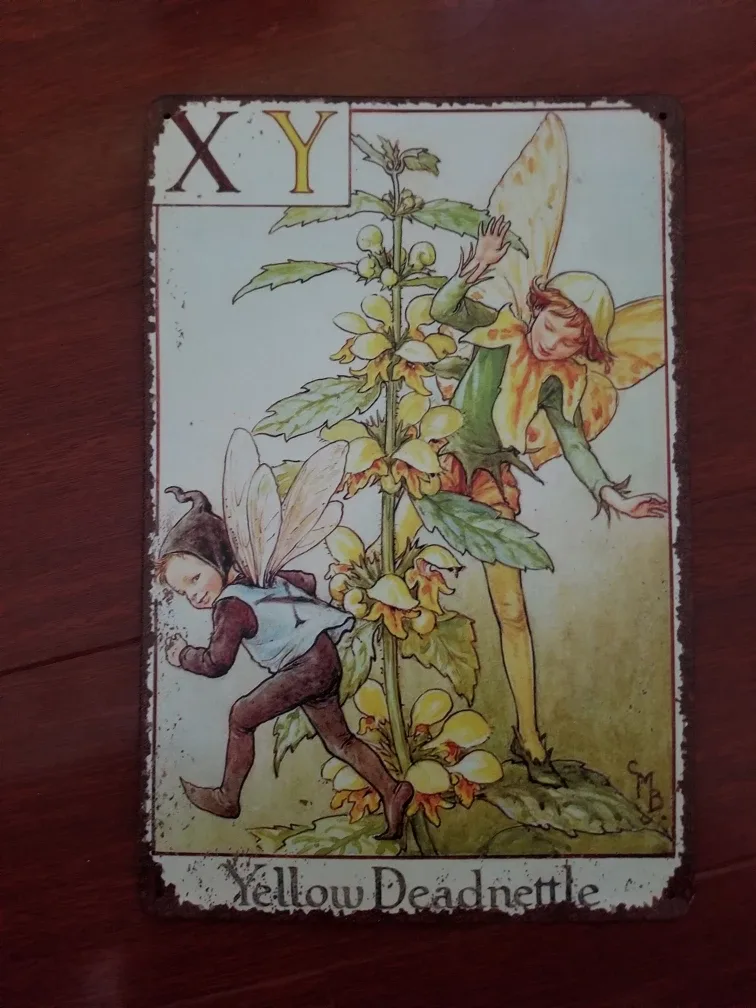 Vintage Style Fairy Metal Sign thumbnail