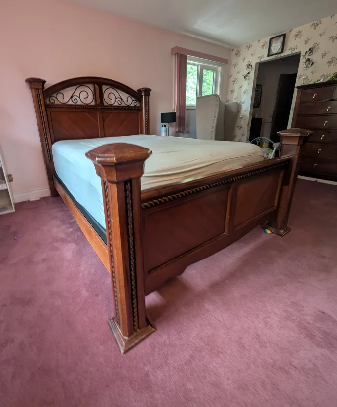 Queen Size Wooden Bed Frame thumbnail