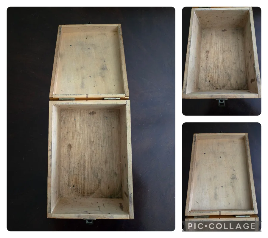 Vintage Wooden Shoe Shine Box image indicator(9)