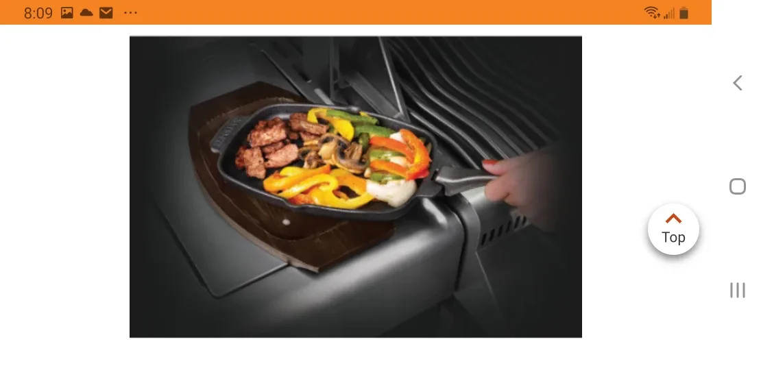 Napoleon Cast Iron Sizzle Platter image indicator(2)