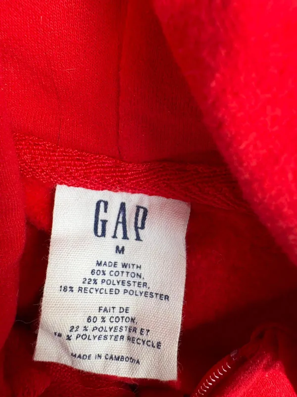GAP Red Zip-Up Hoodie image indicator(2)