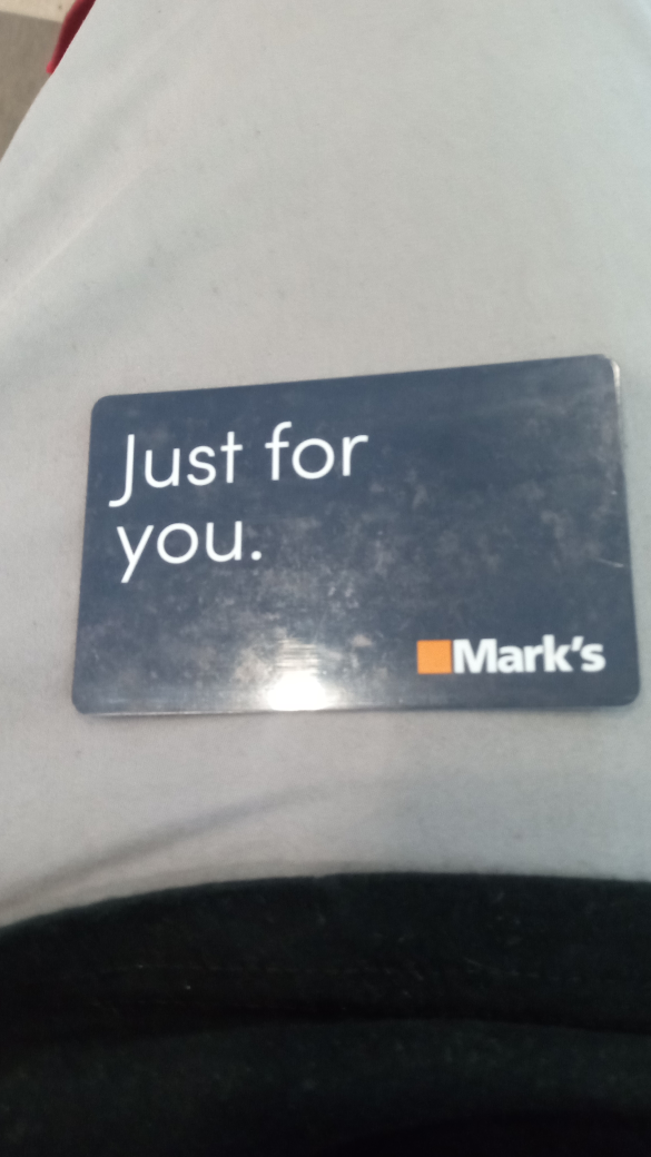Mark's gift card  $90 value