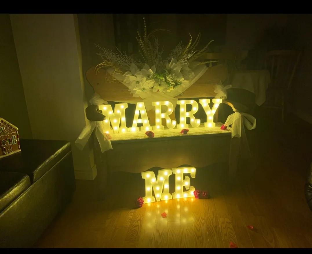 Light up letters - MARRY ME image indicator(2)