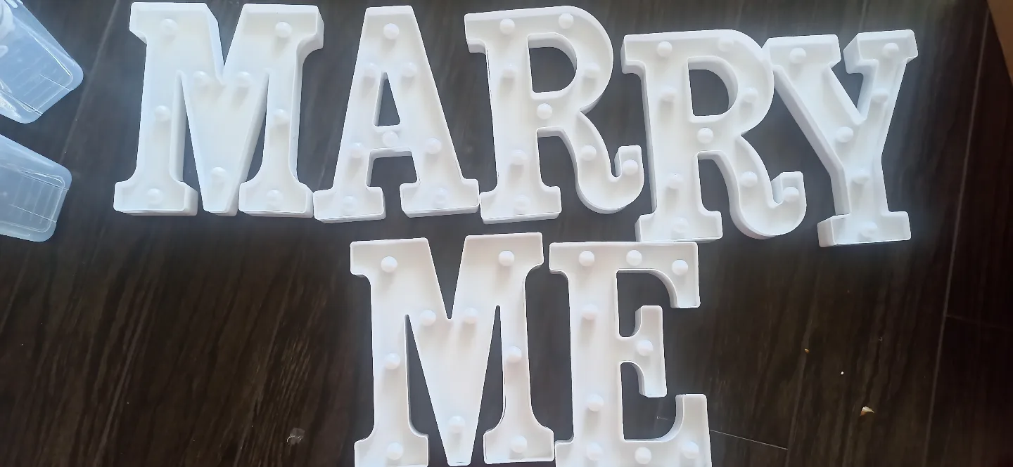 Light up letters - MARRY ME image indicator(6)