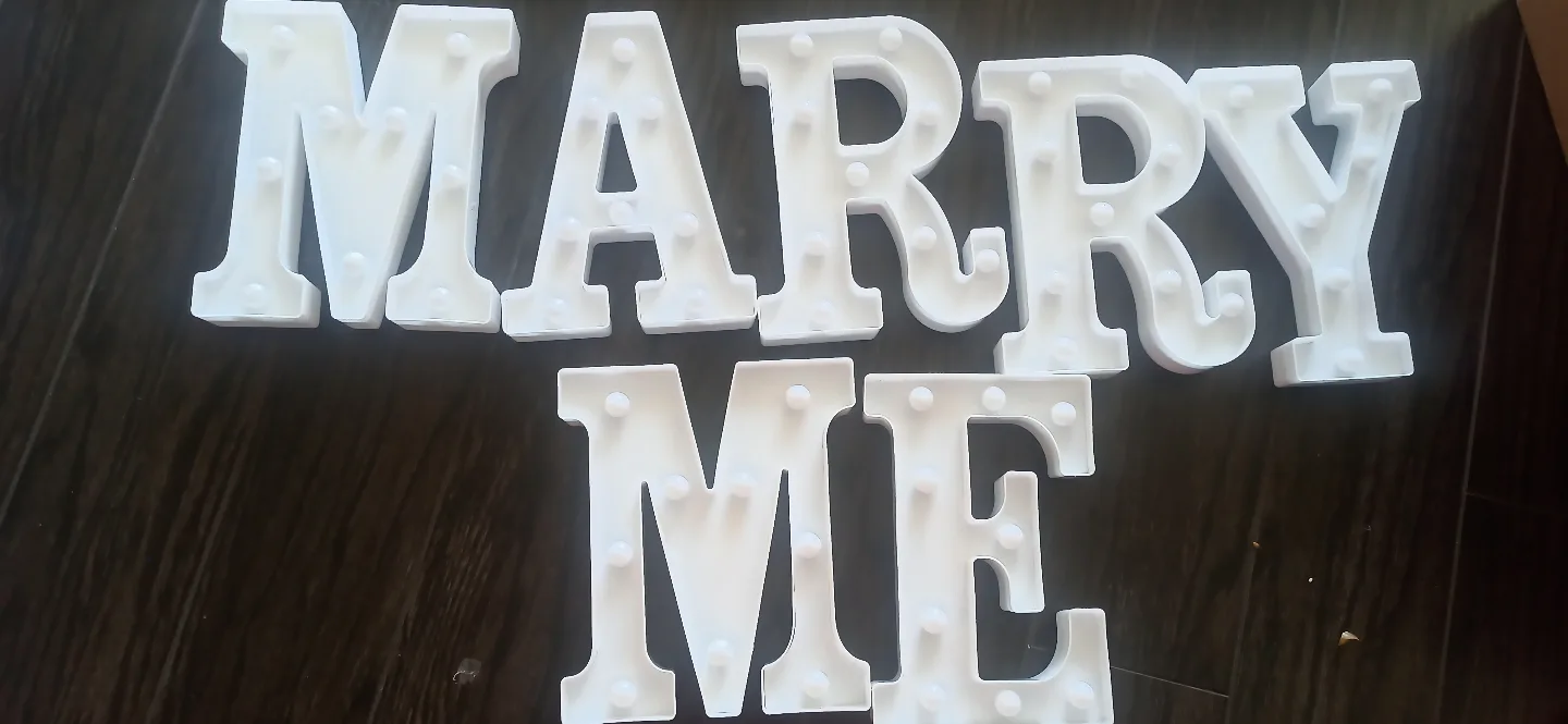 Light up letters - MARRY ME image indicator(7)
