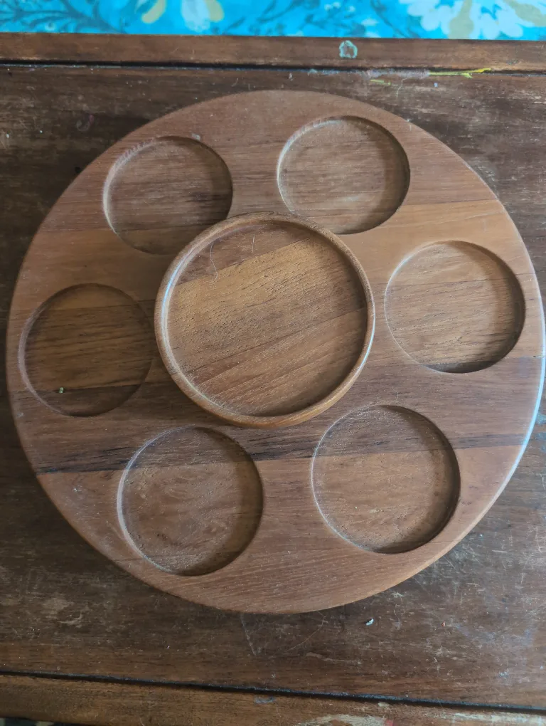 Wooden Appetizer Serving Tray thumbnail