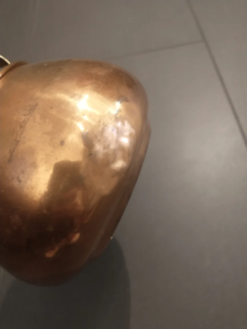 Vintage 1980's copper tea kettle/pot image indicator(2)