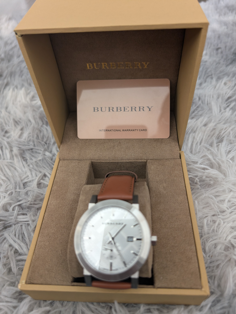 Burberry Watch with Brown Leather Strap, watch for men - photo 3