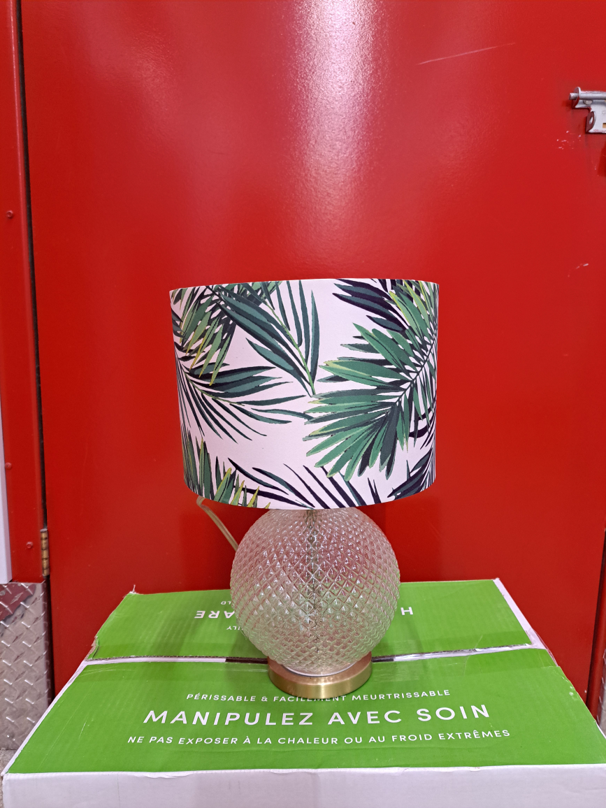 Decorative Lamp with Tropical Shade