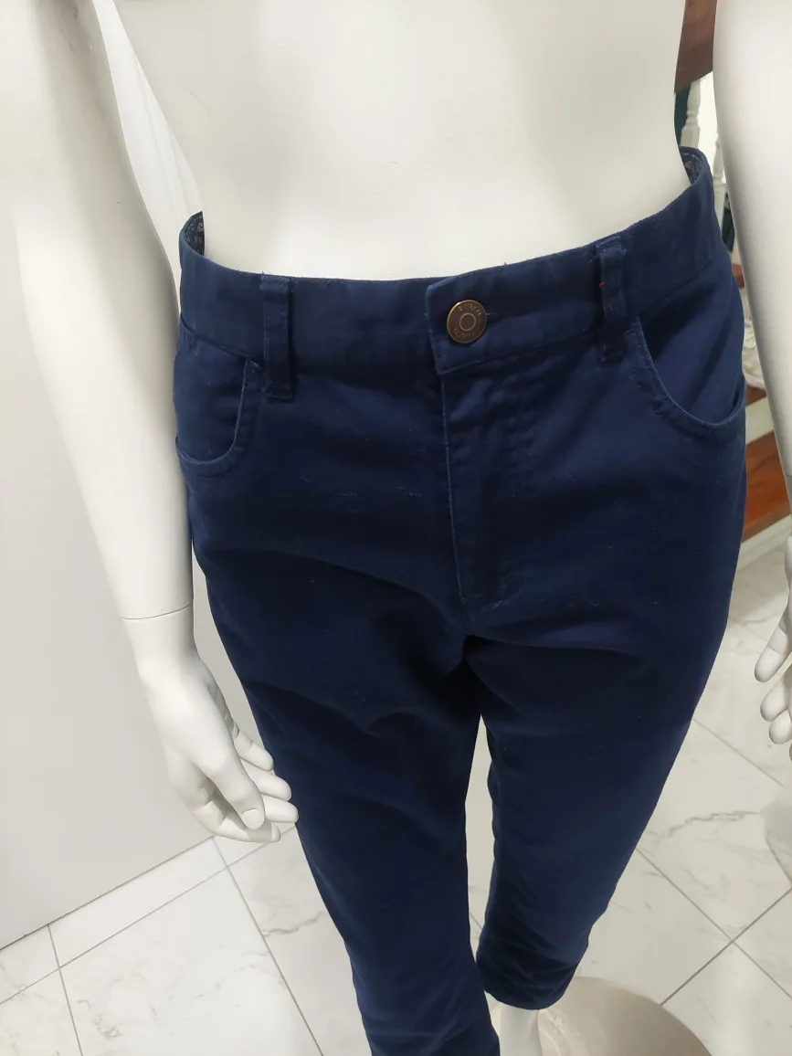 Rw & Co Dark Blue Skinny Pants thumbnail