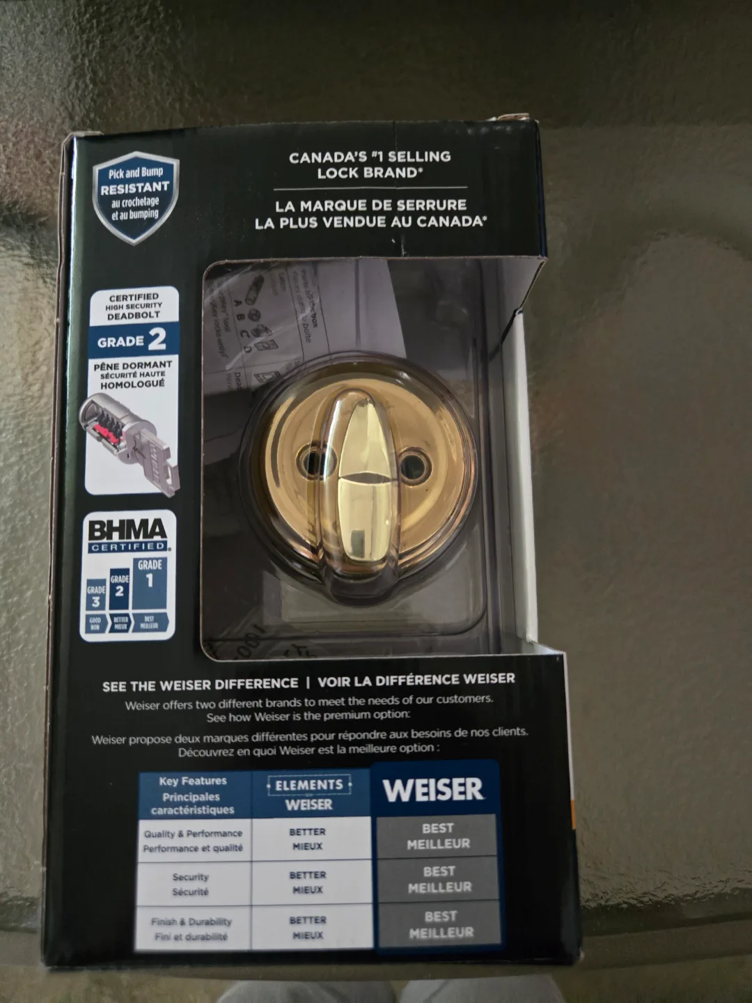 New Weiser Door Lock image indicator(3)