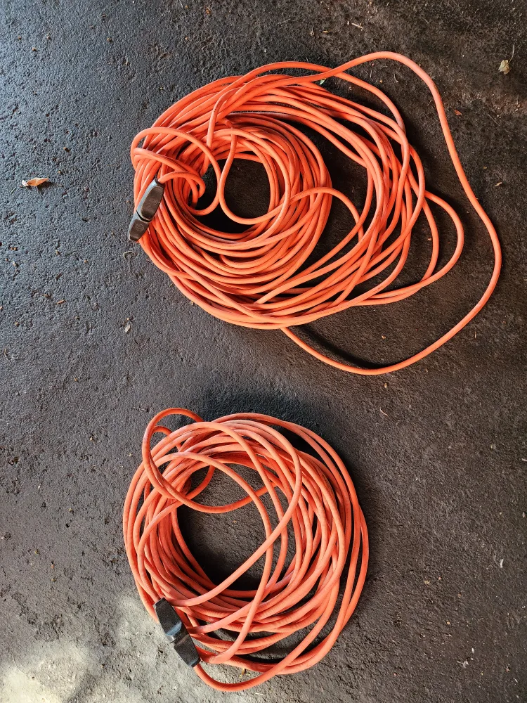 Two prone Orange/yellow Extension Cord image indicator(3)