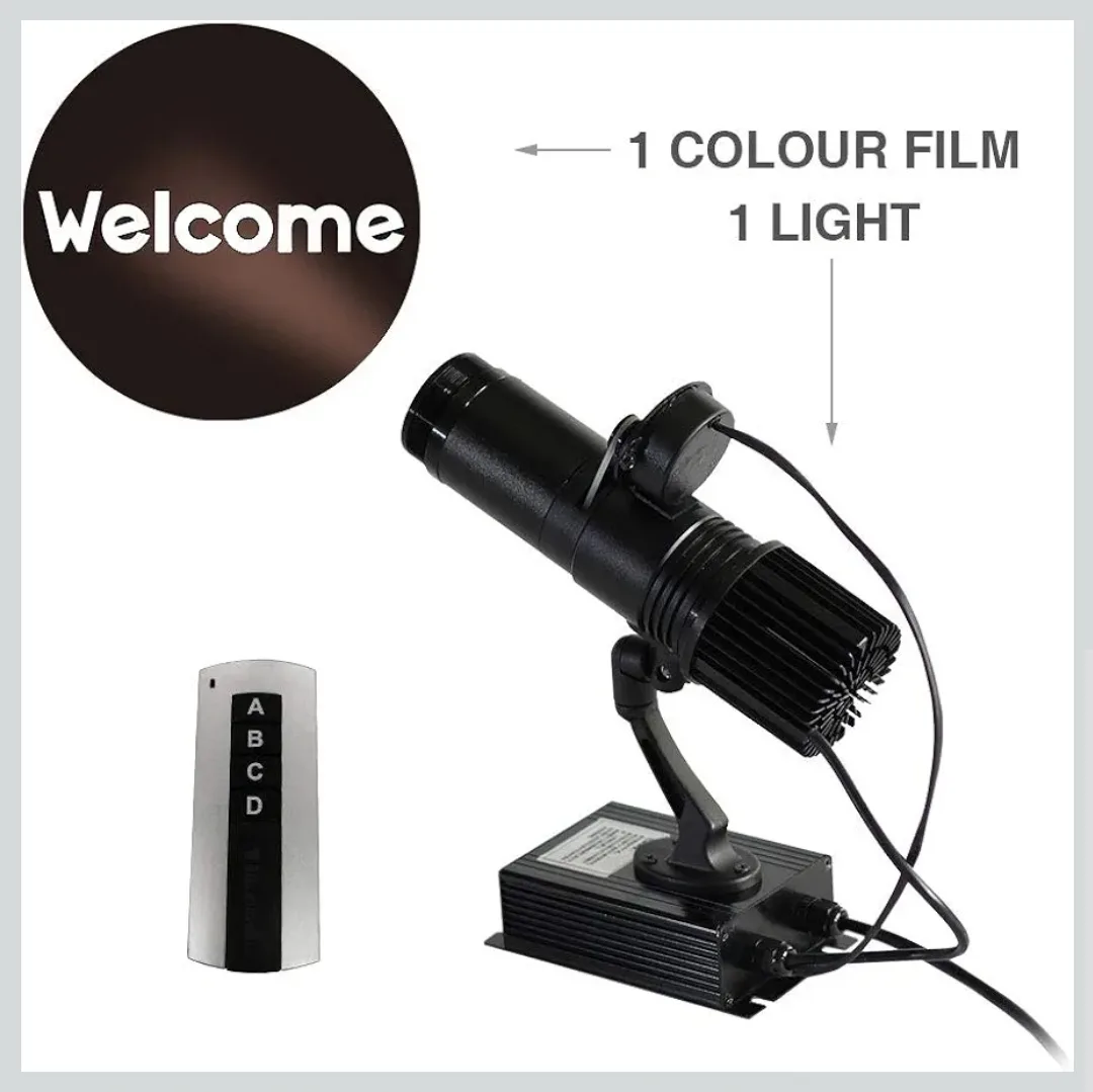 LED Welcome Logo Projector with Remote | Advertising Rotating thumbnail