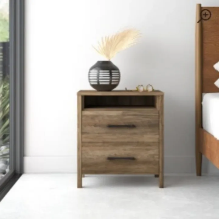 Wood Nightstand fr Wayfair single unit 21"W image indicator(7)