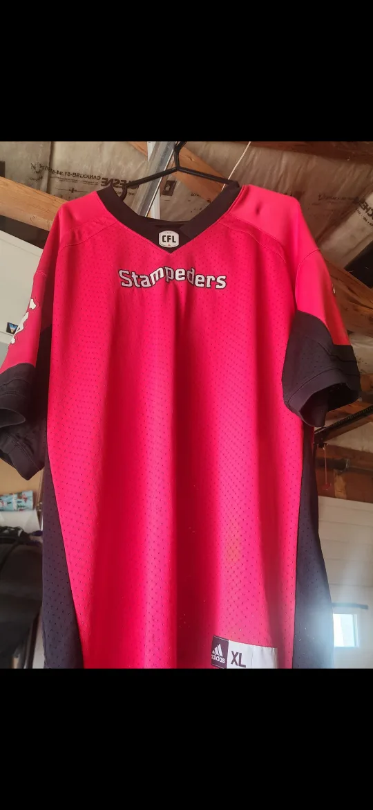 Adidas CFL Stampeders Jersey - Size XL thumbnail