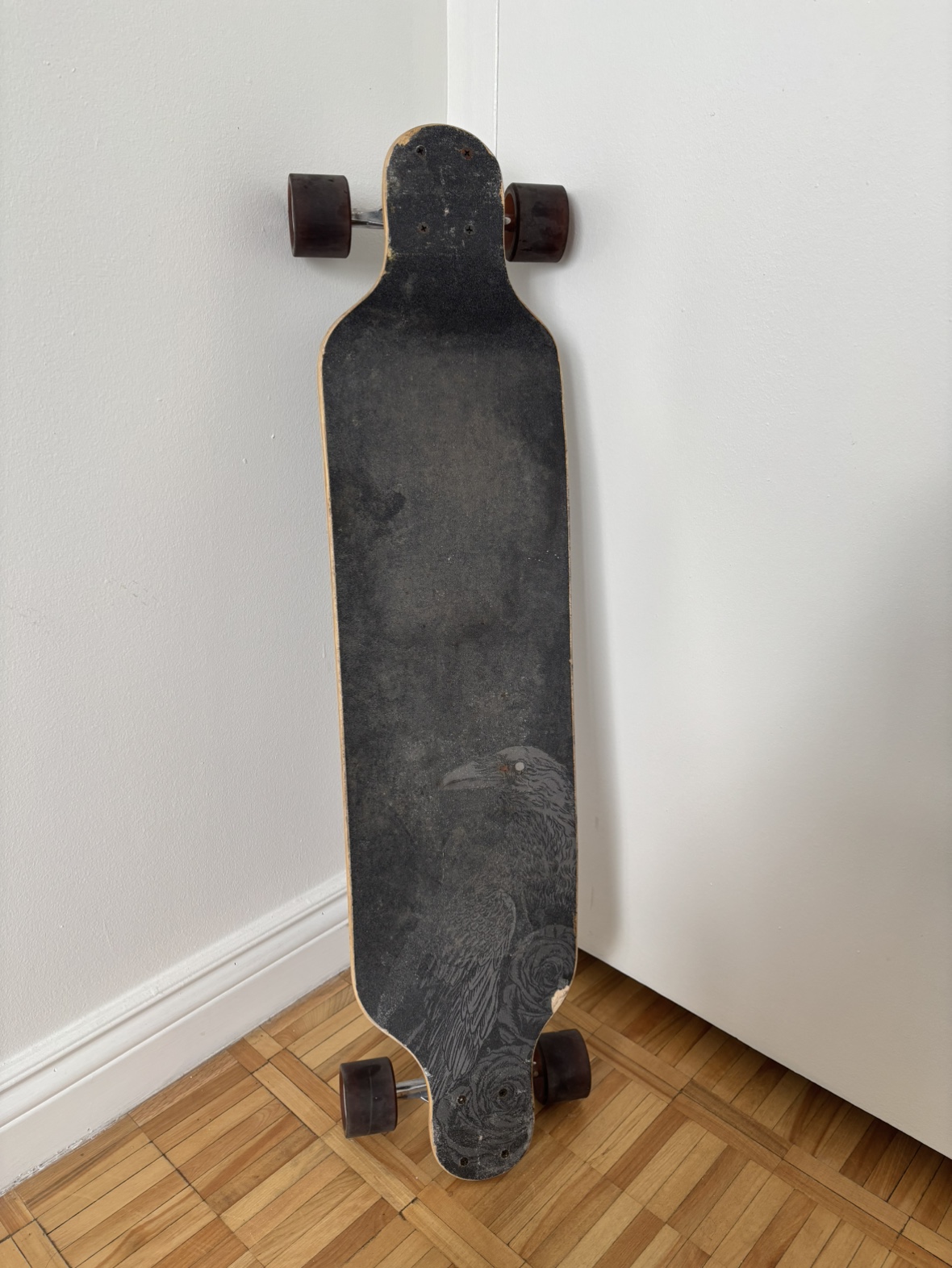 Longboard - Skull and Rose Design - photo 2