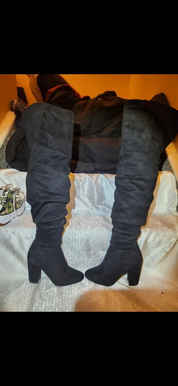 Over-the-Knee Black Boots image indicator(4)