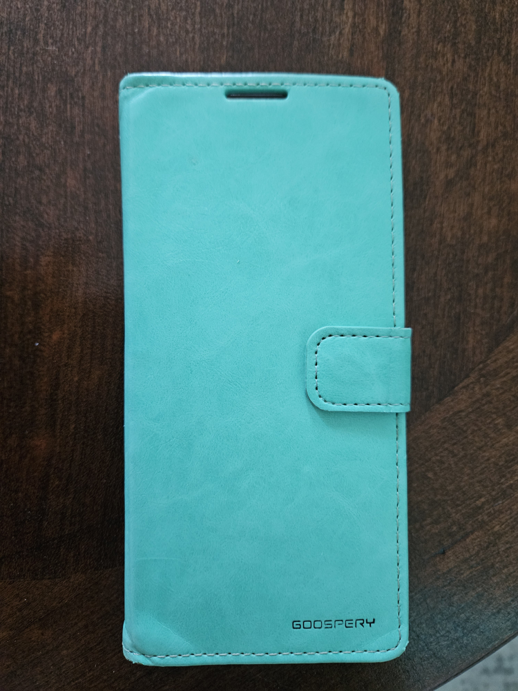 Samsung S20 FE with teal phone case/wallet - photo 5