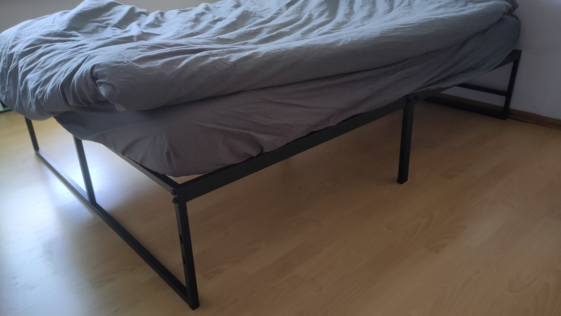 Queen Sized Black Metal Bed Frame - photo 3