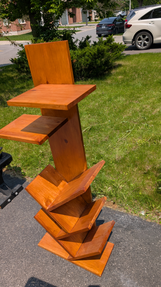 Handmade Wooden Bookshelf - photo 2