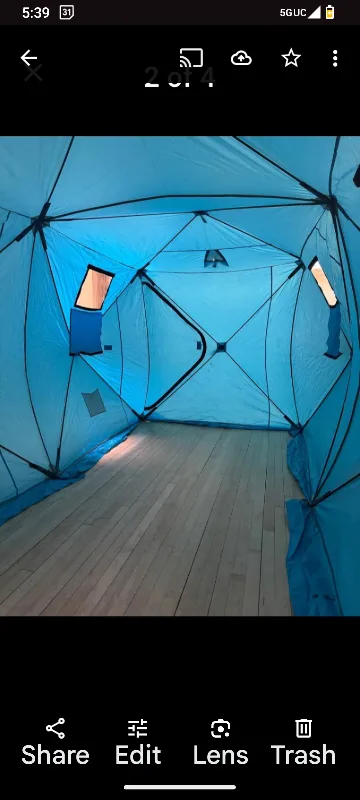 BuoQua 8 Person Ice Fishing Tent image indicator(8)