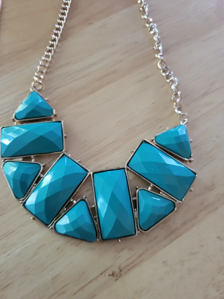 Turquoise Statement Necklace thumbnail