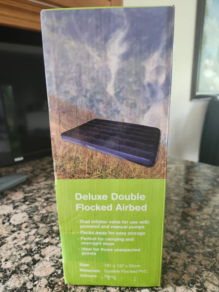 Deluxe Double Flocked Airbed image indicator(4)