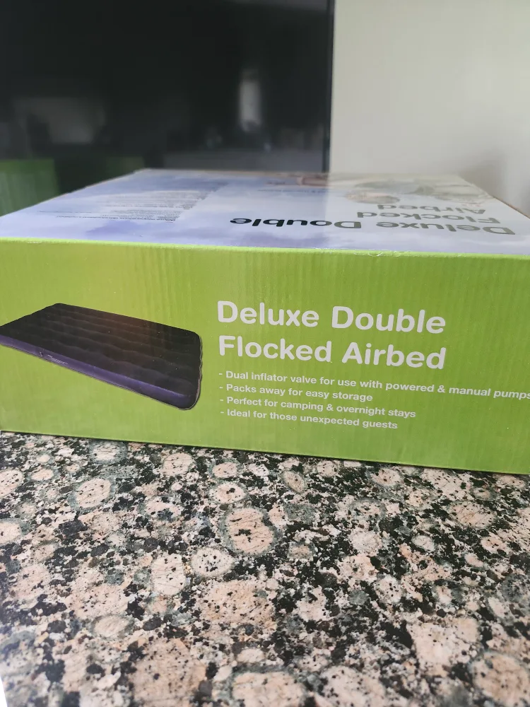 Deluxe Double Flocked Airbed image indicator(5)