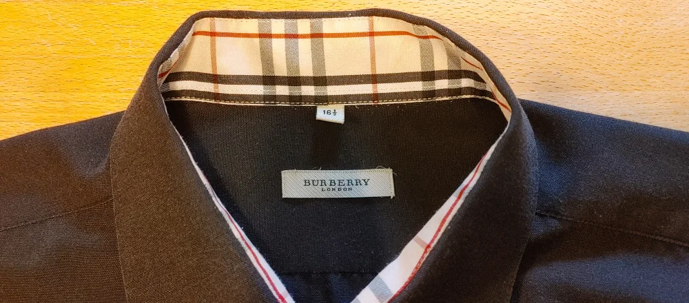 Burberry Black Button-Up Shirt image indicator(5)