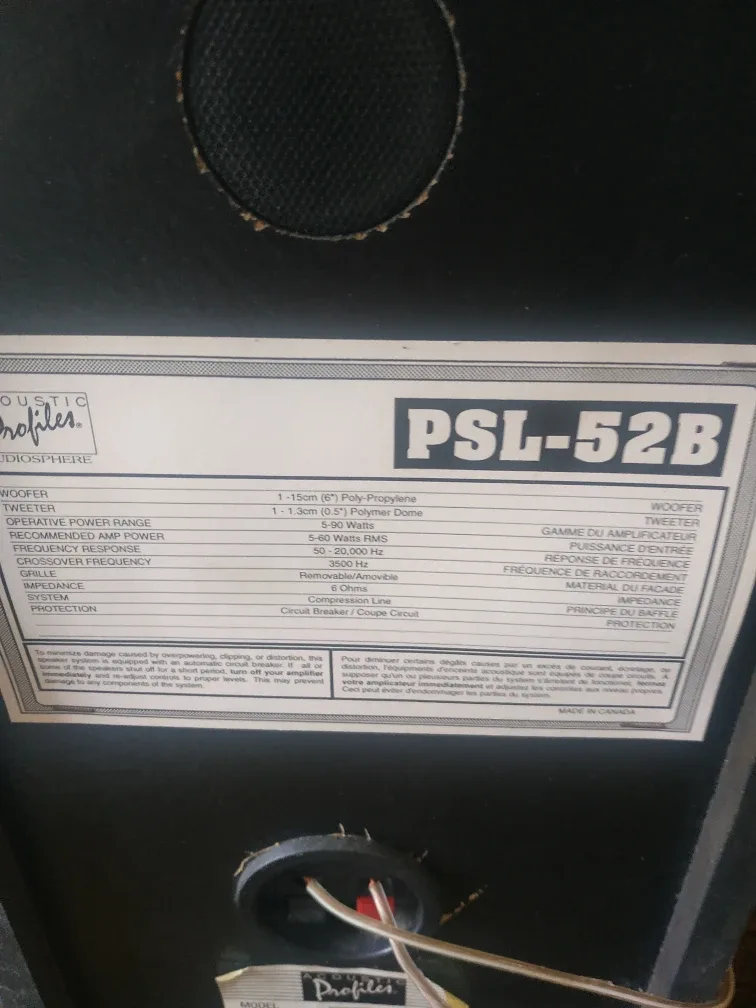 Acoustic Profiles Speakers #freecycle image indicator(4)