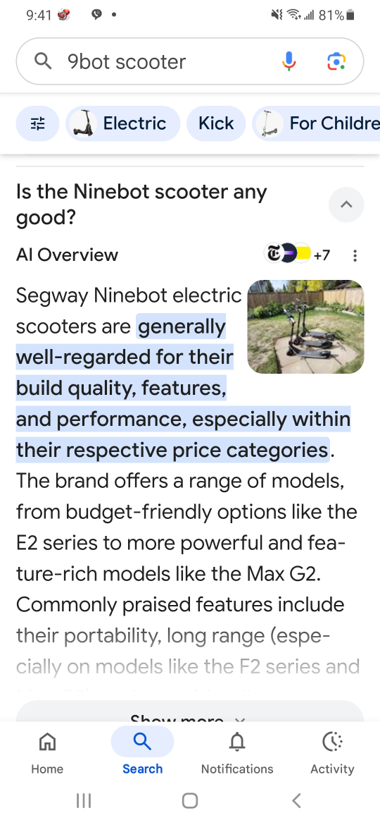 Ninebot Electric Scooter - photo 5