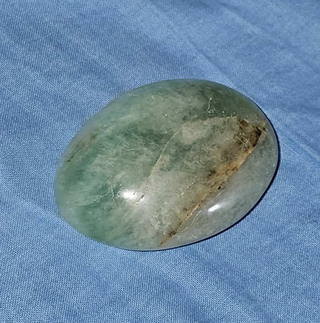 Green Fluorite Palmstone thumbnail