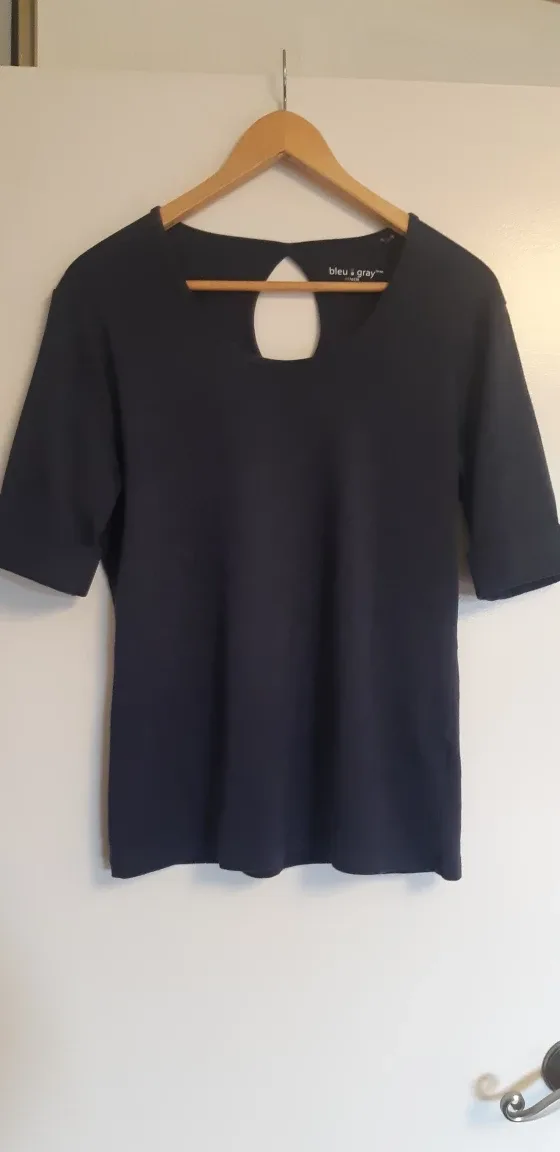 Blue & Gray Top - Size L thumbnail