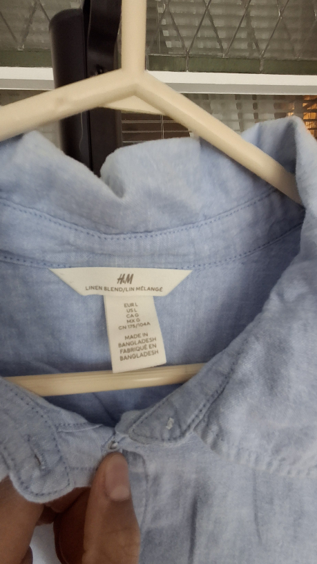 H&M Linen Blend Shirt - Size L - photo 3