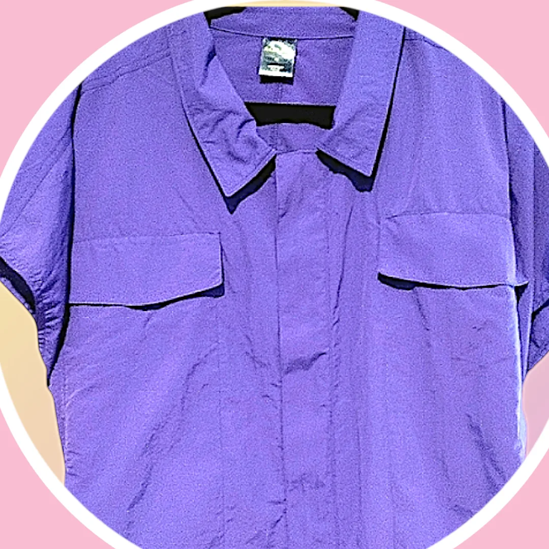 Lightweight NWT XL, XXL Crop Utility Cargo Shirt, 4 Pockets image indicator(10)