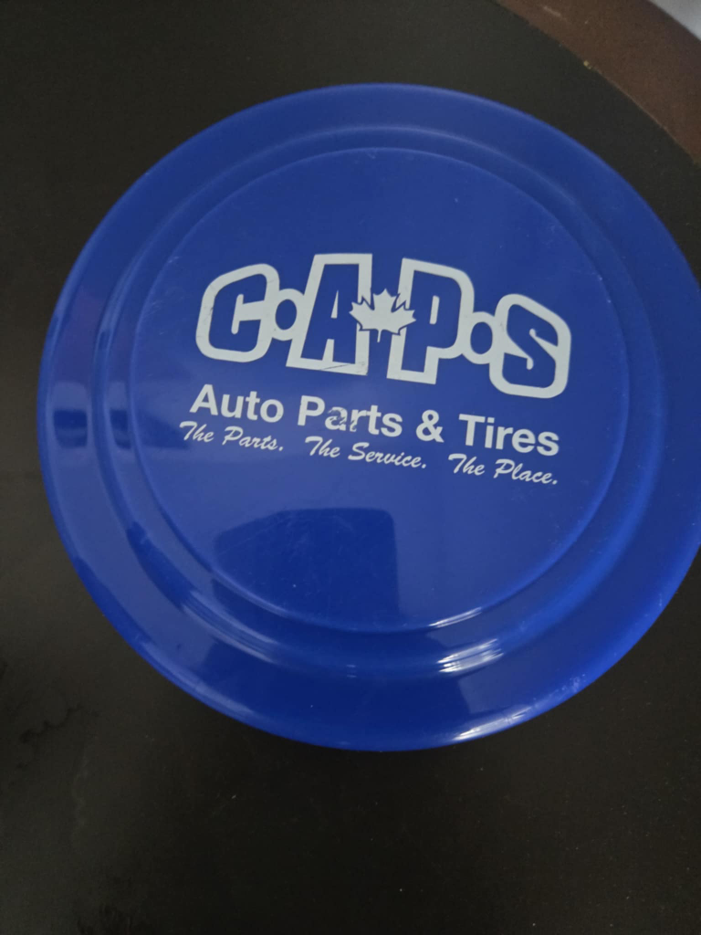 CAPS Auto Parts & Tires Lid #freecycle