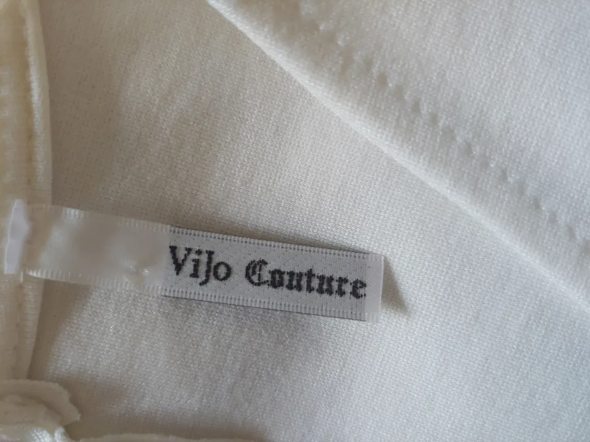 New Vijo Couture Blue & White Dress image indicator(4)