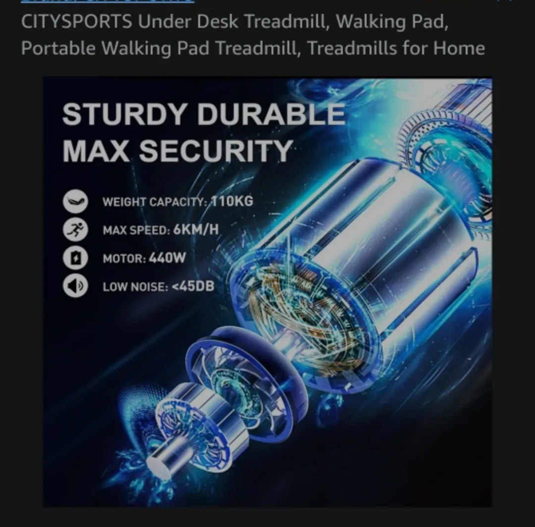 CitySports Under Desk Treadmill🥕 image indicator(5)