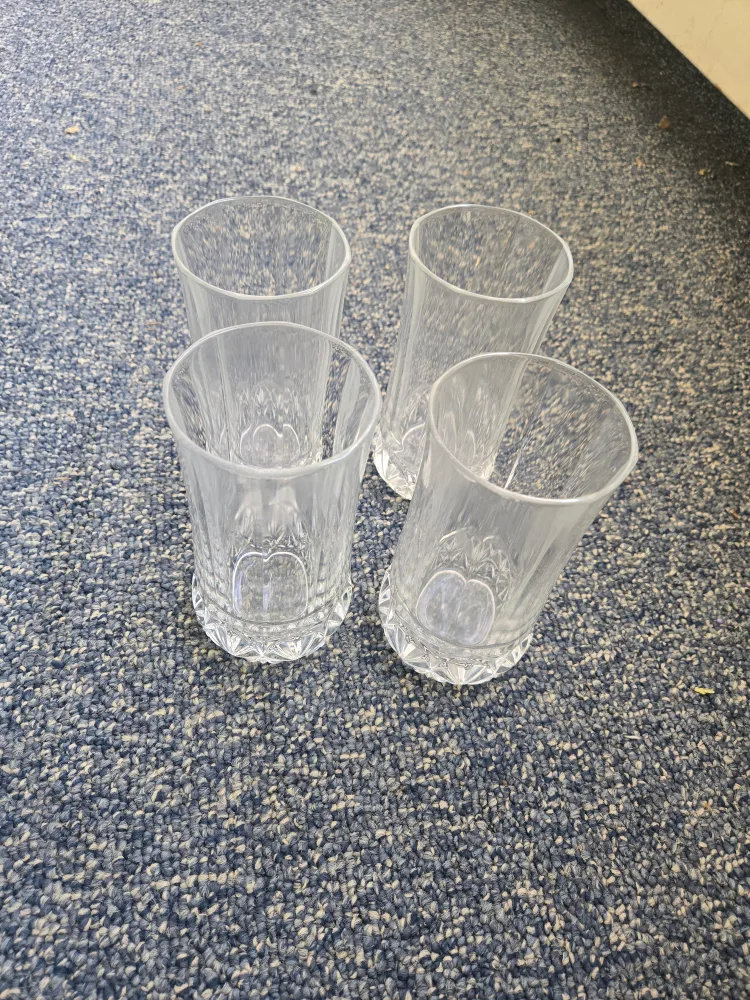 Set of 4 Crystal Drinking Glasses thumbnail