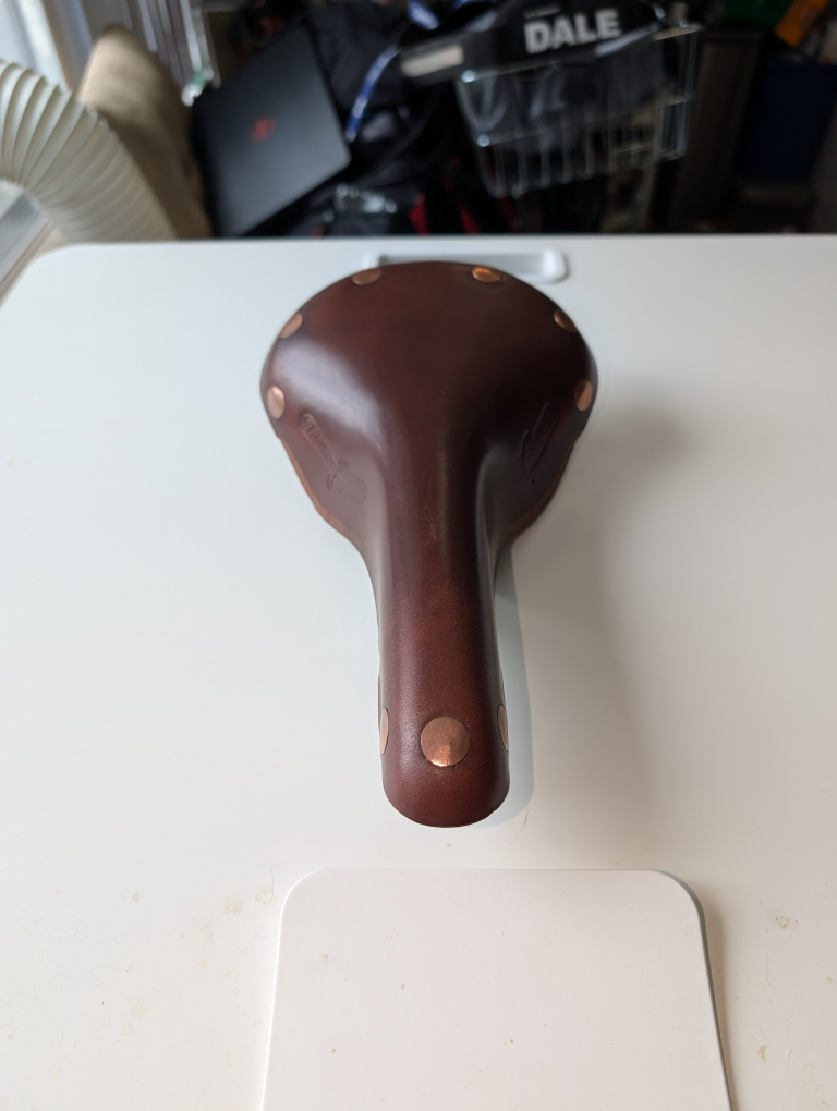 Brooks Swift  Leather Bicycle Saddle in Antique Brown - photo 4