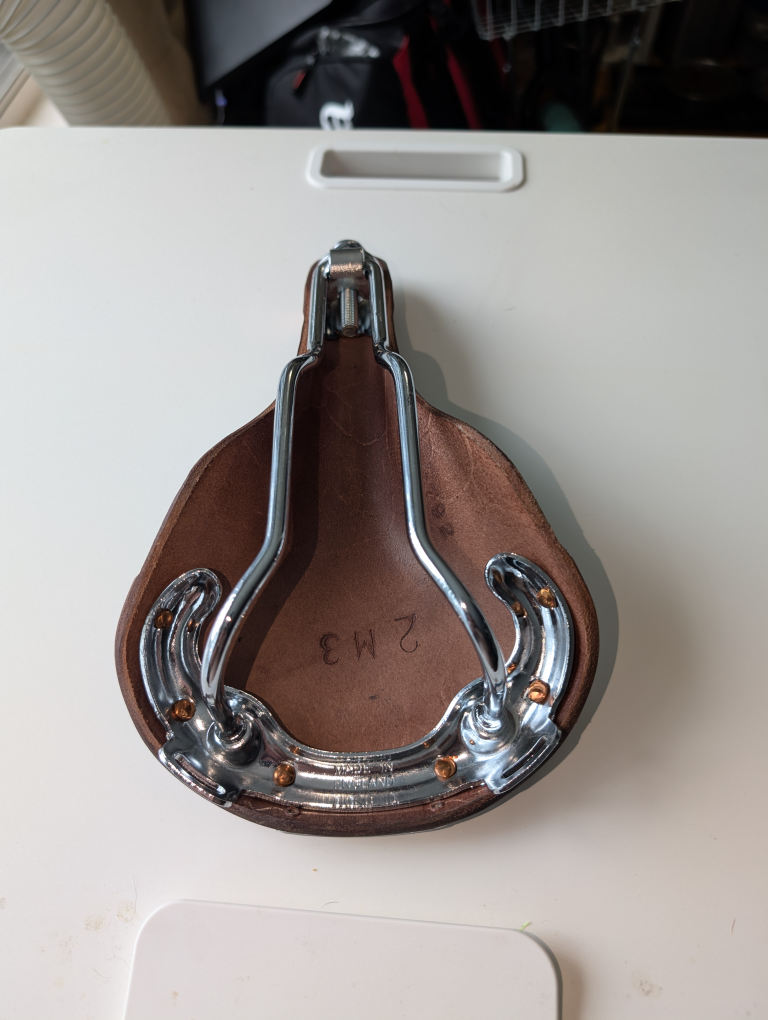 Brooks Swift  Leather Bicycle Saddle in Antique Brown - photo 5