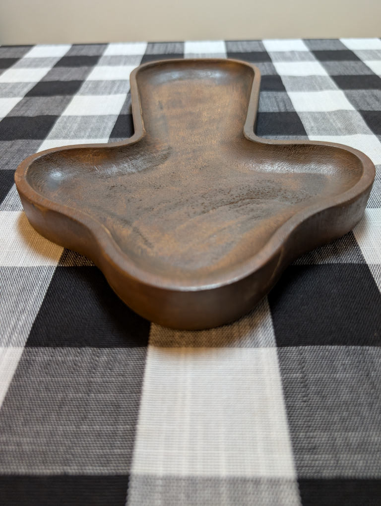 Wood Mushroom-Shaped Tray / Spoon Rest 🍄 - photo 4