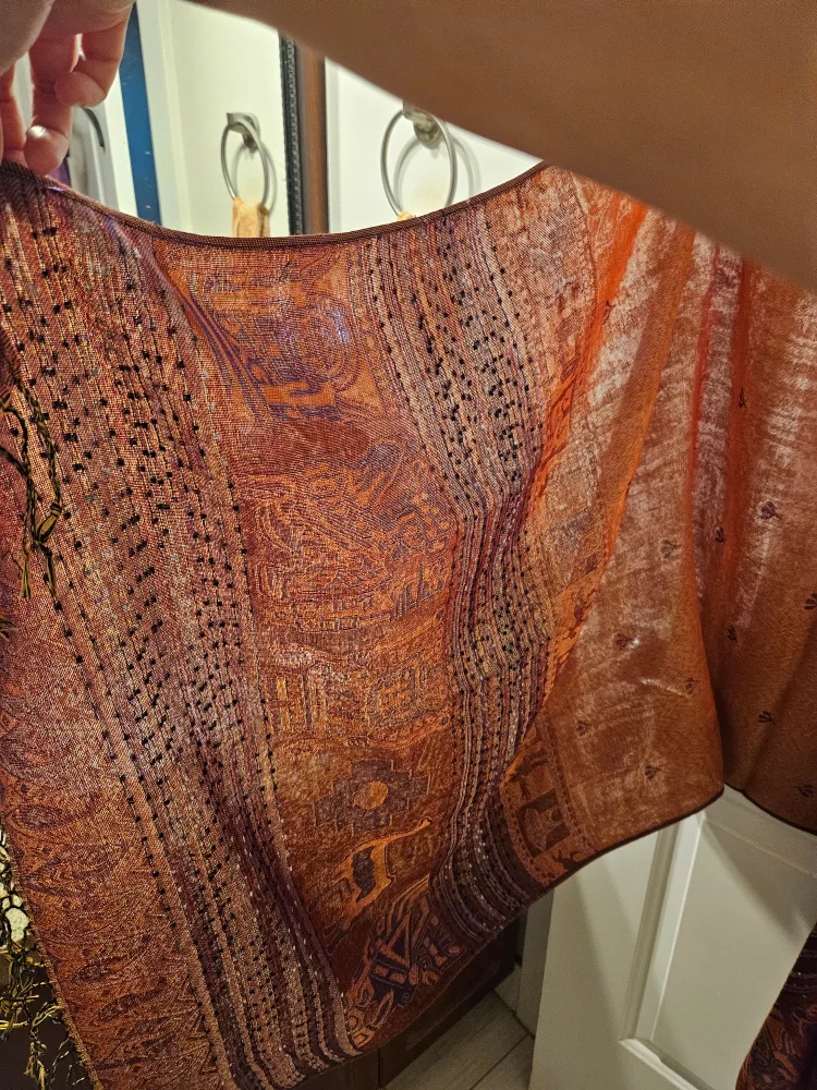 New Peruvian Artisan Shawl Wrap image indicator(3)